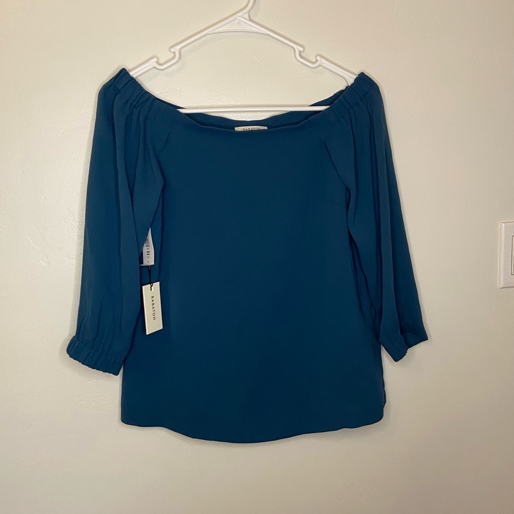 ☀️🍷Babaton Woman’s Blouse in Blue
